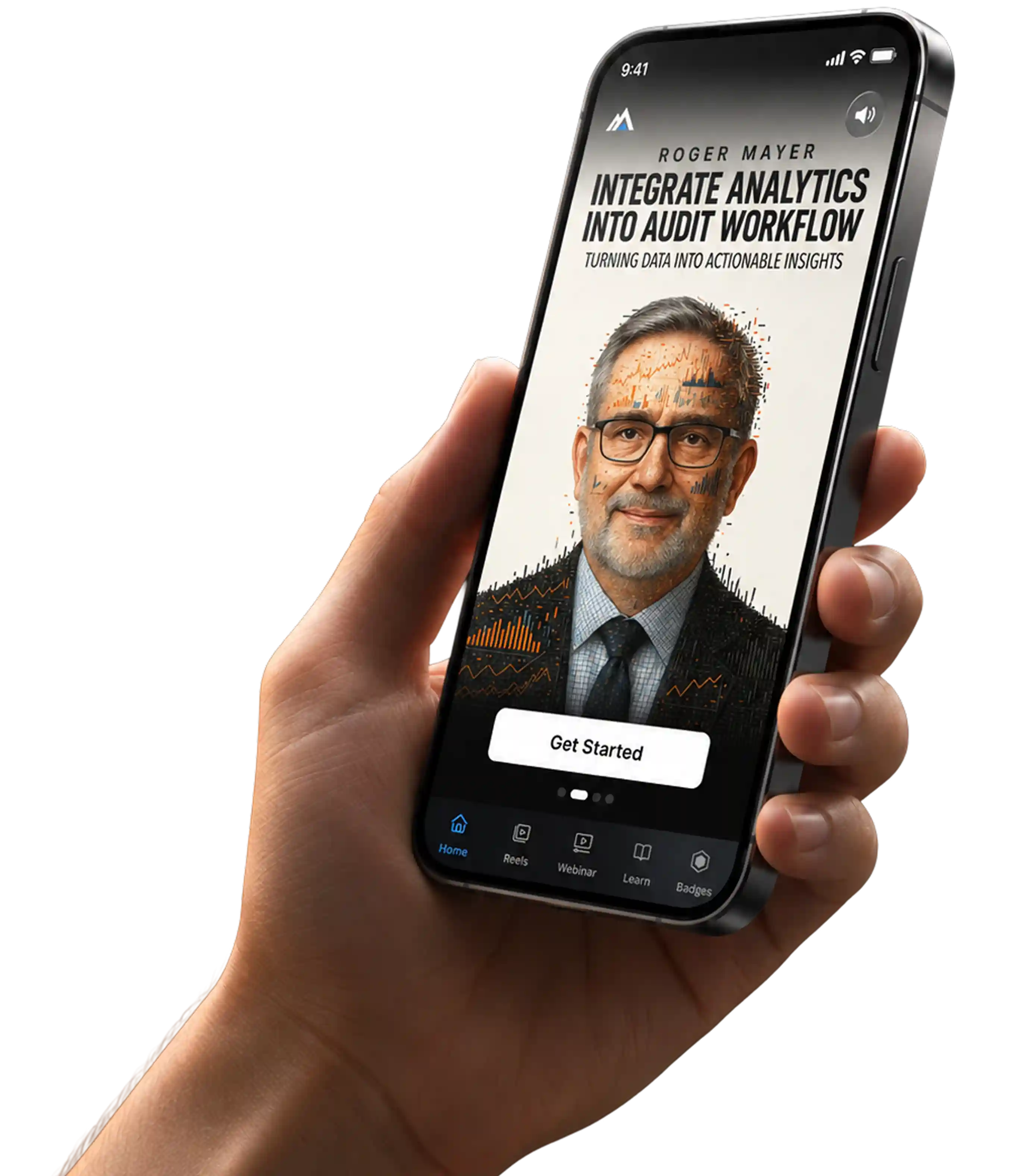 Miles Masterclass app open on a phone